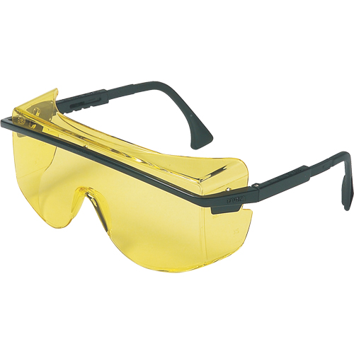 Lunettes de s&eacute;curit&eacute; Uvex Astrospec OTG 3001, Lentille Ambr&eacute;e, Anti-&eacute;gratignures, ANSI Z87+/R&eacute;pond ou surpasse la norme CSA Z94.3 Distribution Élite MP