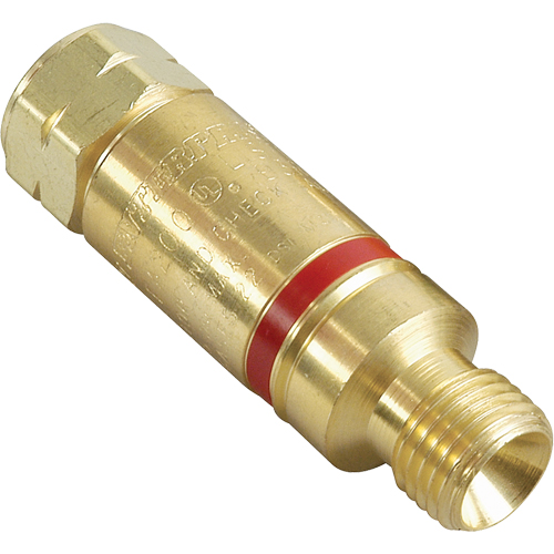 Flashback Arrestors - Oxy/Fuel Gas, Fuel Gas (red)/Oxygen (green), Regulator Adaptor Style Distribution Élite MP