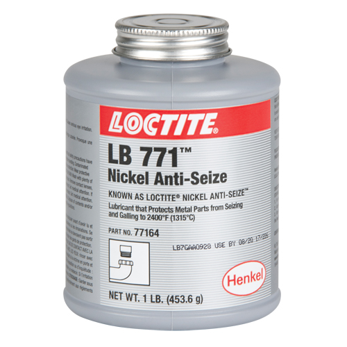 Nickel Grade Anti-Seize, Brush Top Can, 2400°F (1315°C) Max. Temp. Distribution Élite MP