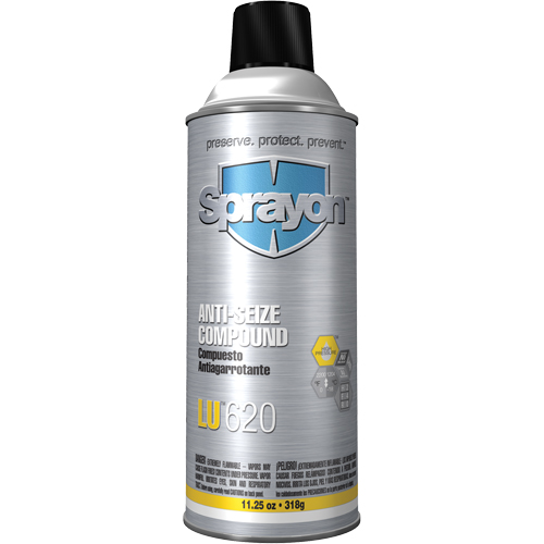 LU620 Anti-Seize Compound, 454 g, Aerosol Can, 2200°F (1204°C) Max. Temp Distribution Élite MP