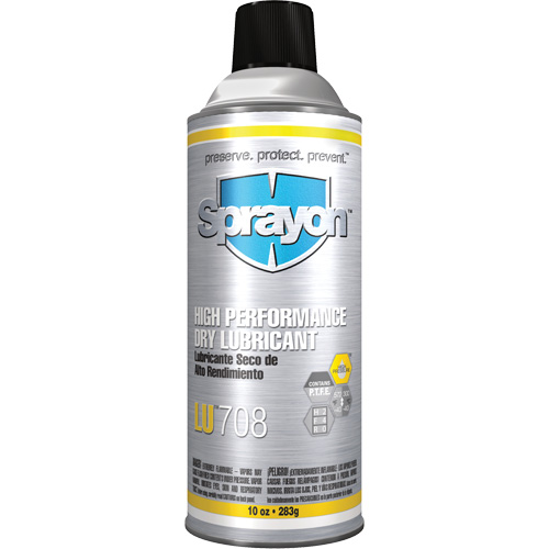 LU708 High Performance Dry Lubricant, Aerosol Can Distribution Élite MP