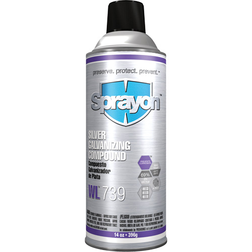 Compos&eacute; de galvanisation argent WL739, Canette a&eacute;rosol Distribution Élite MP