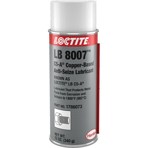 Antigrippant &agrave; base de cuivre LB 8007, 340 g, Canette a&eacute;rosol, 1800°F (982°C) Temp&eacute;rature max. Distribution Élite MP