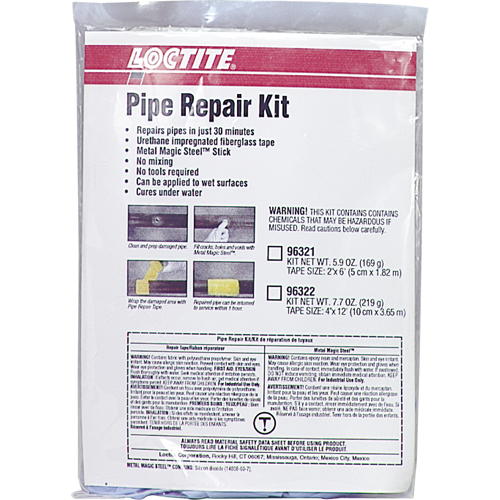 Pipe Repair Kits, Tape, 2" x 6', -17.7° C - 121° C/0° F - 250° F Distribution Élite MP