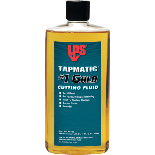 Tapmatic&reg; #1 Gold Cutting Fluids, 16 fl. Oz. Distribution Élite MP