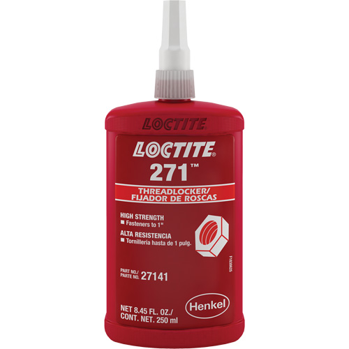 Threadlocker 271 , Red, High, 250 ml, Bottle Distribution Élite MP