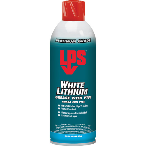 Graisse de Lithium blanche a/PTFE, Canette a&eacute;rosol Distribution Élite MP