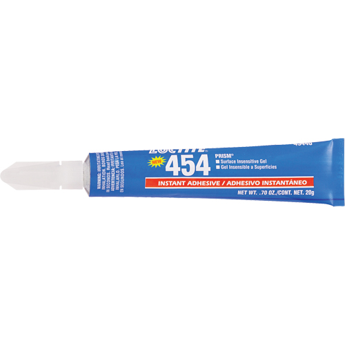 Gel adh&eacute;sif instantan&eacute; Prism 454, Transparent, Tube, 20 g Distribution Élite MP