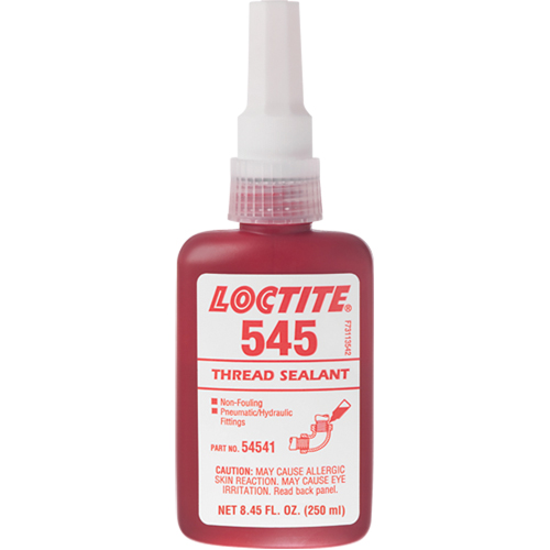 Thread Sealant 545 Hydraulic/Pneumatic Sealant, Bottle, 250 ml, -54° C - 121° C/-65° F - 250° F Distribution Élite MP