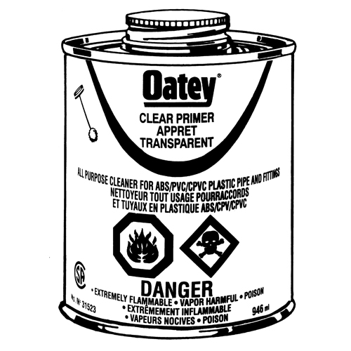 Clear Primer, 946 ml, Brush Top Can Distribution Élite MP