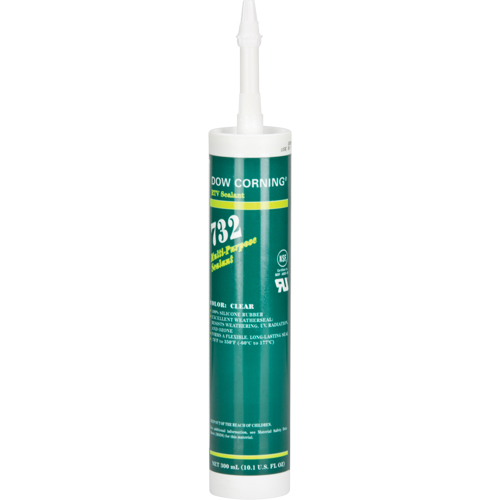 Scellant de silicone 732, Tube, Transparent Distribution Élite MP