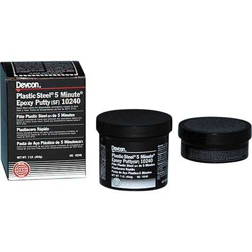 Plastic Steel&reg; 5 Minute&reg; Putty, 1 lb., Tub Distribution Élite MP