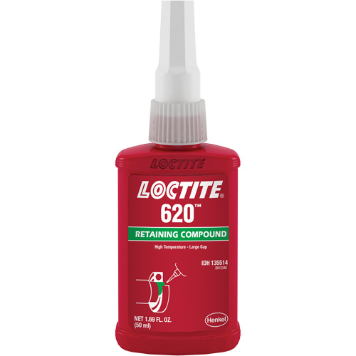 Compos&eacute; de retenue 620 haute temp&eacute;rature, 50 ml, Bouteille, Vert Distribution Élite MP