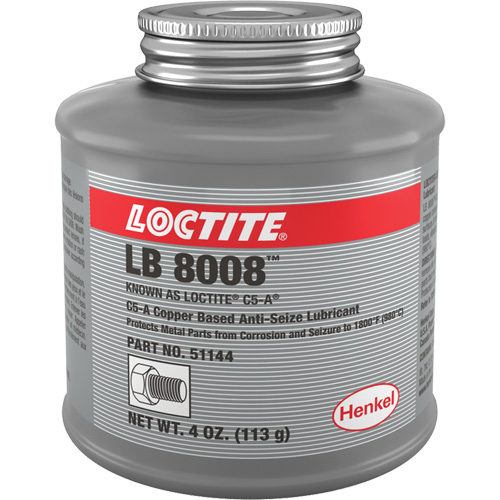 Copper Based Anti-Seize Lubricant, 4 oz., Brush Top Can, 1800°F (982°C) Max Temp. Distribution Élite MP