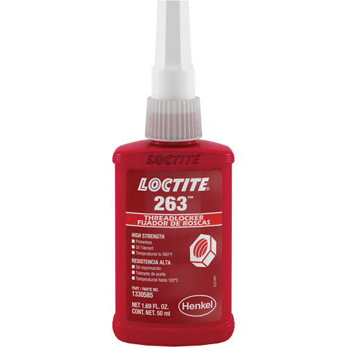 Compos&eacute; de blocage 263 s&eacute;chage rapide, Rouge, &eacute;lev&eacute;, 50 ml, Bouteille Distribution Élite MP