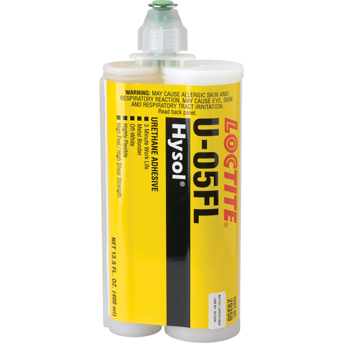 Adh&eacute;sif ur&eacute;thane Hysol U-05FL, Deux composants, Cartouche double, 622 g, Blanc cass&eacute; Distribution Élite MP