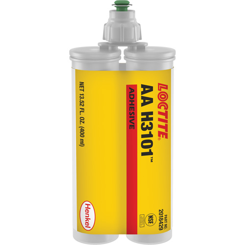 Adh&eacute;sif structural AA H3101, Deux composants, Cartouche double, 400 ml, Blanc Distribution Élite MP