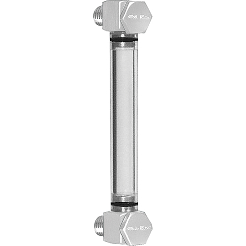 Indicateur de niveau &agrave; liquide en Rond Nylon, Filet&eacute;, 6" lo, 205°F (96,11° C) Distribution Élite MP