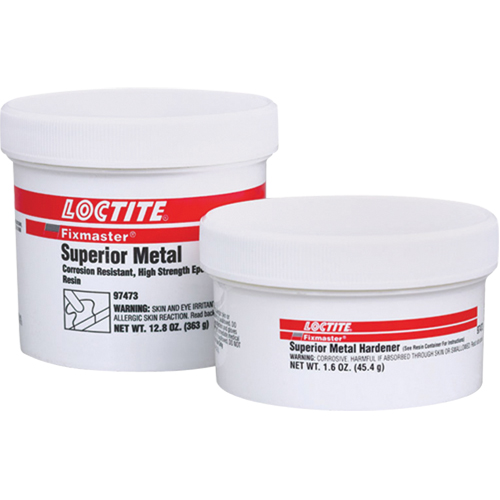 Adh&eacute;sif sup&eacute;rieur pour le m&eacute;tal Fixmaster, 647 g, Trousse, Un composant, Gris Distribution Élite MP