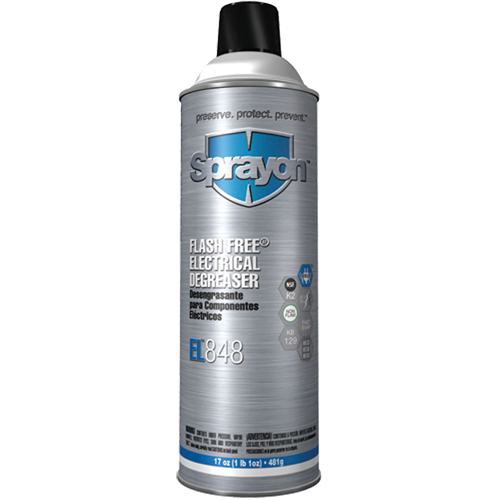 EL848 Flash Free&reg; Electrical Degreaser, Aerosol Can Distribution Élite MP