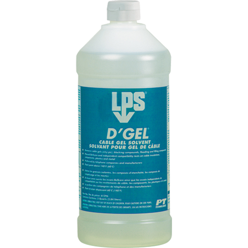 D'Gel&reg; Cable Gel Solvent, 32 oz., Bottle Distribution Élite MP