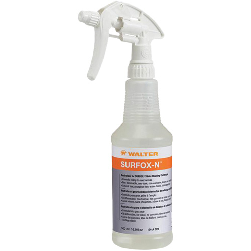 Nettoyant pour soudures SURFOX-N, Bouteille &agrave; g&acirc;chette Distribution Élite MP