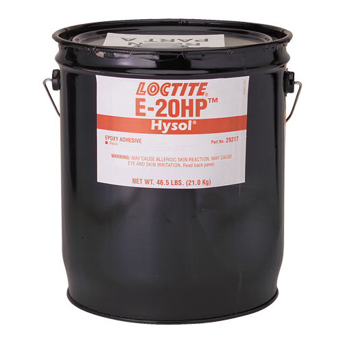 Adh&eacute;sifs structuraux &agrave; s&eacute;chage rapide E-20P, 5 gal., Seau, Deux composants, Blanc Distribution Élite MP