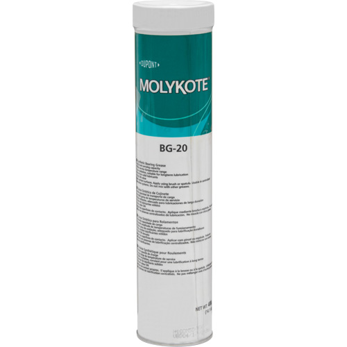 Graisse de roulement haute performance Molykote BG 20, 400 g, Cartouche Distribution Élite MP