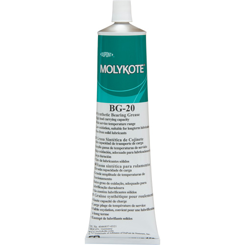 Graisse de roulement haute performance Molykote BG 20, 150 g, Bouteille Distribution Élite MP
