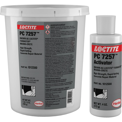 Produit de r&eacute;paration du b&eacute;ton Fixmaster Magna-Crete, Trousse, Gris Distribution Élite MP