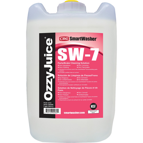 Solution nettoyante SmartWasher OzzyJuice, Cruche Distribution Élite MP