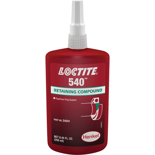 Loctite&reg; 540 Retaining Compound, 250 ml, Bottle, Blue Distribution Élite MP