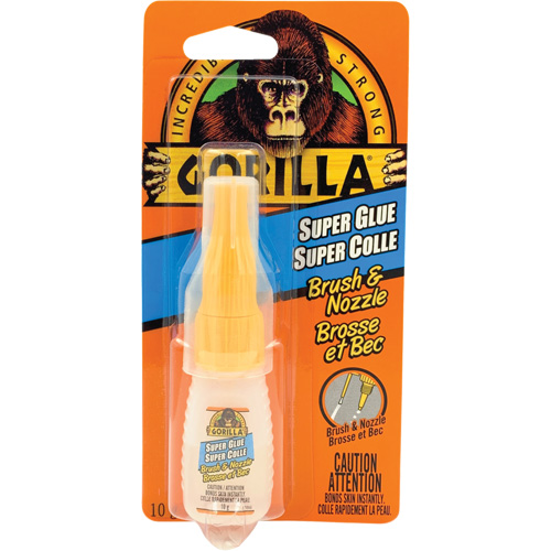 Super Glue Brush & Nozzle, 10 g, Bottle, Clear Distribution Élite MP