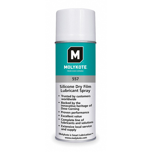 Film lubrifiant sec au silicone Molykote 557, Canette a&eacute;rosol Distribution Élite MP