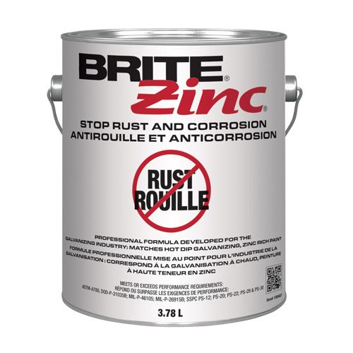 Inhibiteur de corrosion BRITE Zinc, Gallon Distribution Élite MP
