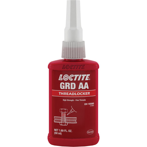 Letter Grade AA Wicking Grade Threadlocker, Green, High, 50 ml, Bottle Distribution Élite MP