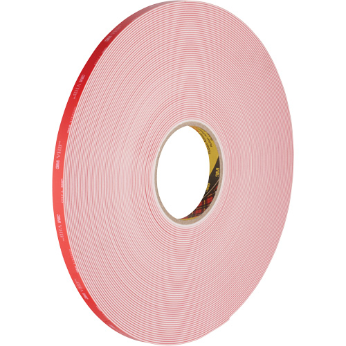 Ruban VHB, 32,9 m (108') lo x 12,7 mm (1/2") la, 62 mils, Acrylique Distribution Élite MP
