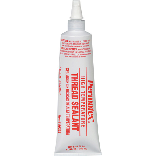 Scellant pour filetage haute temp&eacute;rature, Tube, 250 ml, -54° C - 204° C/-65° F - 400° F Distribution Élite MP