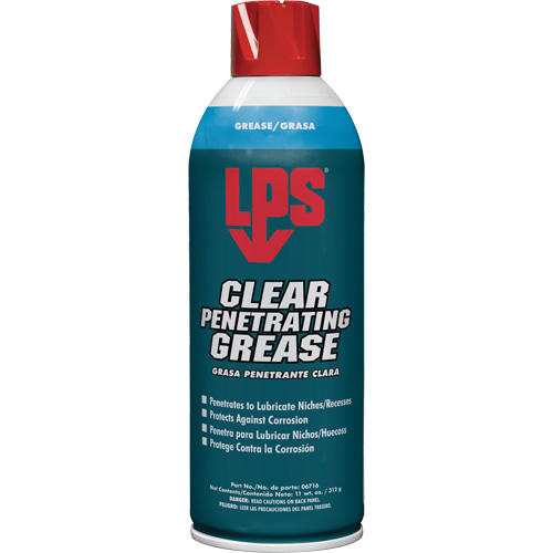 Clear Penetrating Grease, 11 oz., Aerosol Can Distribution Élite MP