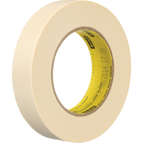 Scotch&reg; Flatback Masking Tape, 24 mm (1") x 55 m (180'), Tan Distribution Élite MP