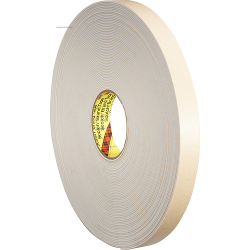 Ruban double face en mousse, 33 m (108') lo x 25,4 mm (1") la, 62 mils, Poly&eacute;thyl&egrave;ne Distribution Élite MP
