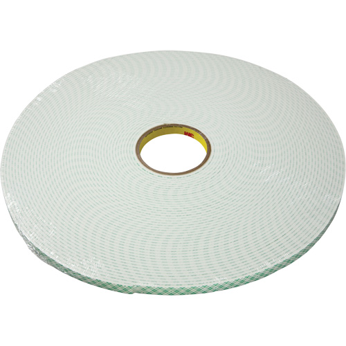 Double-Coated Urethane Foam Tape, 16.5 m (54') L x 25.4 mm (1") W, 25 mils, Urethane Distribution Élite MP
