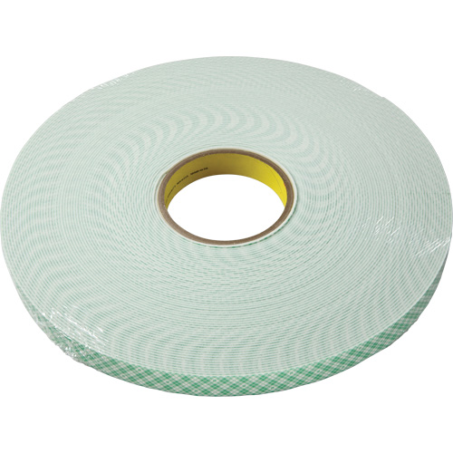 Ruban double face en mousse, 33 m (108') lo x 18 mm (3/4") la, 62,5 mils, Ur&eacute;thane Distribution Élite MP