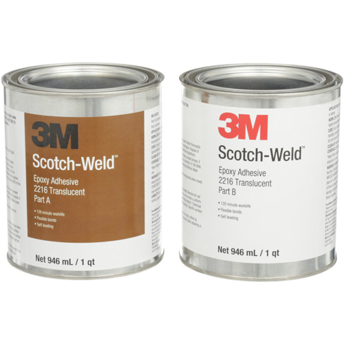 Adh&eacute;sif Scotch-Weld, 32 oz liq., Trousse, Deux composants, Translucide Distribution Élite MP