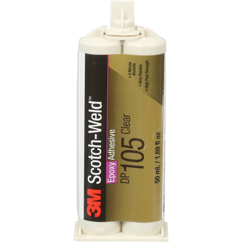 Scotch-Weld Adhesive, 1.7 fl. oz., Cartridge, Two-Part, Translucent Distribution Élite MP