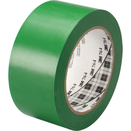 Ruban en vinyle pour travaux g&eacute;n&eacute;raux 764, 25,4 mm (1") la x 32,9 m (108') lo, 5 mils, Vert Distribution Élite MP