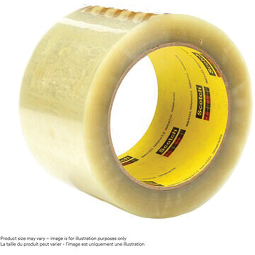 Scotch&reg; Box Sealing Tape 355, Hot Melt Adhesive, 3.15 mils, 36 mm (1-1/2") x 50 m (164') Distribution Élite MP