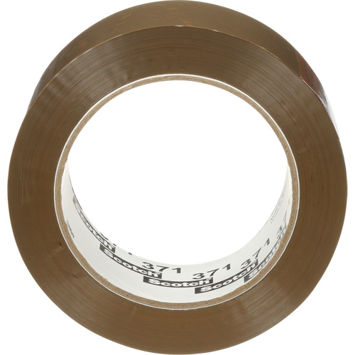 Scotch&reg; Box Sealing Tape 371, Hot Melt Adhesive, 1.9 mils, 48 mm (2") x 100 m (328') Distribution Élite MP