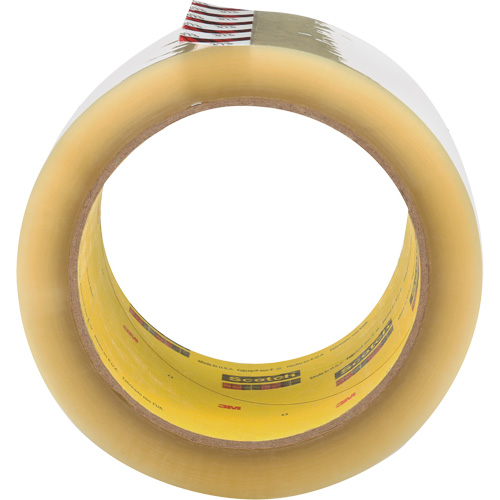 Scotch&reg; Box Sealing Tape 373, Hot Melt Adhesive, 2.5 mils, 72 mm (3") x 50 m (164') Distribution Élite MP