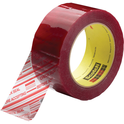 Scotch&reg; Security Message Box Sealing Tape 3779, Acrylic Adhesive, 1.8 mils, 48 mm (2") x 100 m (328') Distribution Élite MP